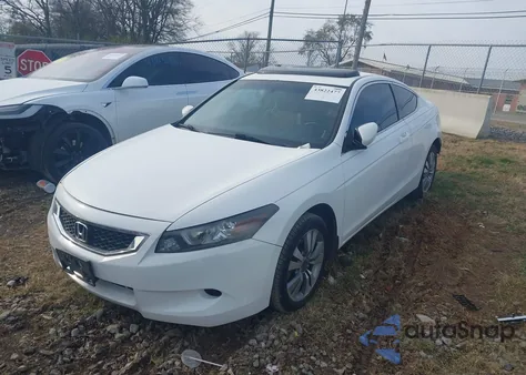 2008 Honda Accord Cpe 2.4 Ex-L/Ex-L из США, поврежденный, VIN 1HGCS12848A026625